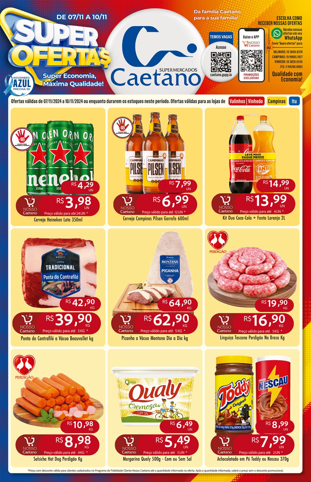 Ofertas V Lidas De A De Novembro De Supermercados Caetano